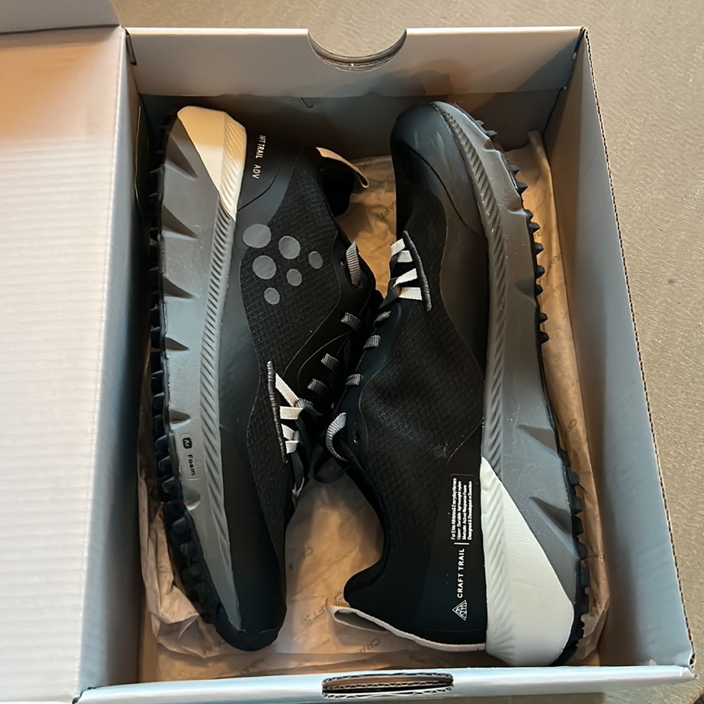 Craft Adv Nordic Trail running shoe size 7 1/2 (runs a little small)